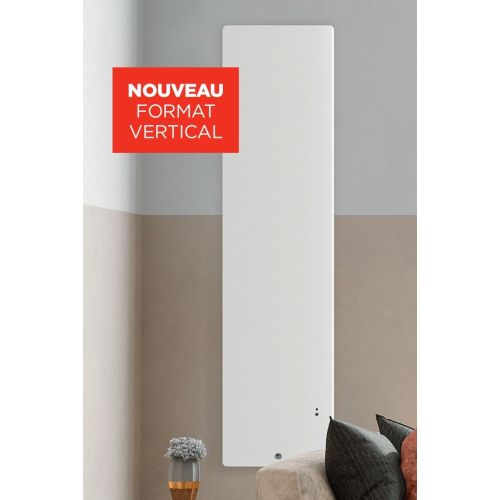 Radiateur &eacute;lectrique INGENIO 4 1500W vertical intelligent blanc mat - THERMOR - 429354 pas cher
