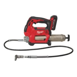 Pompe à graisse 18 V Milwaukee M18 GG-201C + batterie 2,0 Ah + chargeur + coffret - 4933440490 photo du produit Principale M