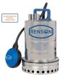 Pompe de relevage 250W 230V inox eaux peu chargées - RENSON - 111169 pas cher