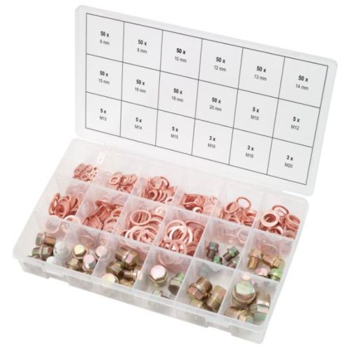 Assortiment de vis de vidange carter et joint X354 534 pièces KS TOOLS 970.0200 photo du produit