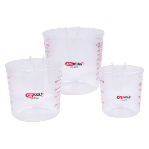 Jeu de 3 verres doseurs KS TOOLS 150.9205 photo du produit Secondaire 1 L
