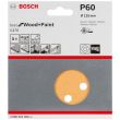 5 disques abrasifs C470 Best for Wood+Paint 125 mm 8 trous G60 pour ponceuses excentriques - BOSCH - 2608605068 pas cher