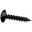 Vis tête ronde large de penture Involtur® zingué noir 6x50mm boite de 200 - GFD - 7 251 134 pas cher