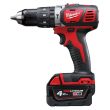 Perceuse-visseuse à percussion 18 V M18 BPD-402C + 2 batteries 4 Ah + chargeur + coffret MILWAUKEE 4933443520 photo du produit