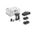 Perceuse-visseuse 18V C 18 HPC 4,0 I-Plus + 2 batteries 4Ah + chargeur rapide + Systainer SYS3 - FESTOOL - 576435 pas cher