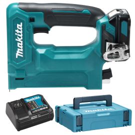 Agrafeuse CXT 12V Makita ST113DSAJ 7/10 mm + chargeur rapide + coffret MAKPAC photo du produit Principale M