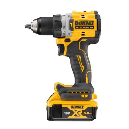 Perceuse-visseuse à percussion 18 V XR BRUSHLESS + 2 batteries 5 Ah + chargeur + coffret T-STAK DEWALT DCD805P2T-QW photo du produit Secondaire 8 L