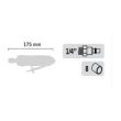 Meuleuse droite pneumatique 375 W 22000 RPM avec accessoires en coffret MAE GP3130BC photo du produit Secondaire 1 S