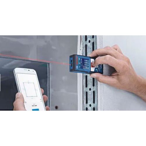 Télémètre laser GLM 50 C connecté Bluetooth en boite carton BOSCH 0601072C00 photo du produit Secondaire 6 L