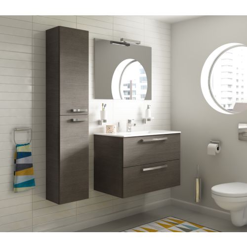 Mitigeur de lavabo monotrou OLYOS bonde métal chromé - PORCHER - D1113AA pas cher Secondaire 6 L