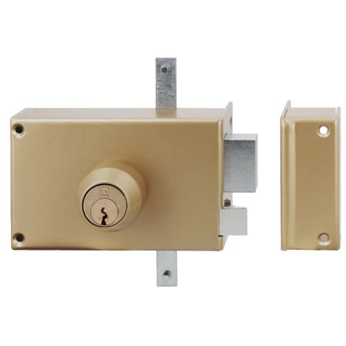 Serrure 3 points en applique MX4500 5 goupilles 5G horizontale fouillot droite cylindre de 45mm - HERACLES - MX-4504-5G-1 pas cher