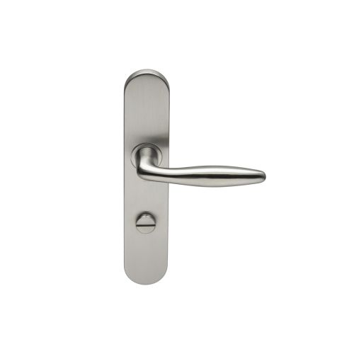 Ensemble sur plaques série JADE 1594 acier type condamnation finition inox - HERACLES - B-INOX-SP22 pas cher Secondaire 3 L