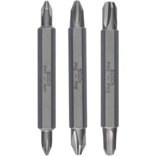 Pack de 3 embouts de tournevis doubles Bosch 2607001748 photo du produit