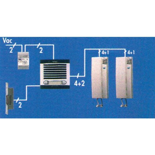 Kit interphone 2 postes audio - FERMAX - 3520 pas cher