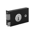 Serrure de grille 4 gorges horizontale fouillot cylindre 50mm 2 clés à gauche - JPM - 314000-02-2A pas cher