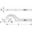 Clé à ergot Bronzeplus pour écrous à encoches latérales 40-42 mm 170 mm KS TOOLS 963.8215 photo du produit Secondaire 1 S
