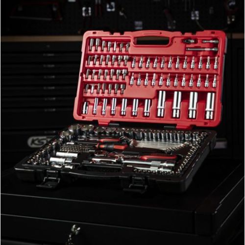 Coffret de douilles et accessoires ULTIMATE 1/4 '' -  1/2 '' 151 pièces KS TOOLS 922.0751 photo du produit Secondaire 1 L
