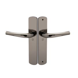 Ensemble sur plaque aluminium SALOME HOME ELEGANCE entraxe 195 mm bec de cane miroir HERACLES B-SALOME-025 photo du produit Principale M