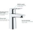 Mitigeur de lavabo BAULOOP monocommande taille S - GROHE - 23335-000 pas cher Secondaire 2 S