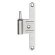 Lame mâle pour paumelle bois universelle forme en T droite acier zingué blanc MERMIER  M-789271 photo du produit