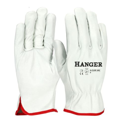 Gants de travail H-Cuir VAC T 08 en sachet de 12 paires HANGER 300093 photo du produit Principale L