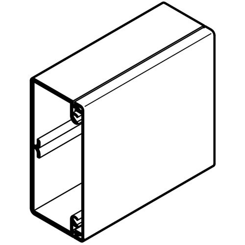 Goulotte de distribution AXIS blanc 90x39,7mm - OBO BETTERMANN - 6131306 pas cher Secondaire 1 L