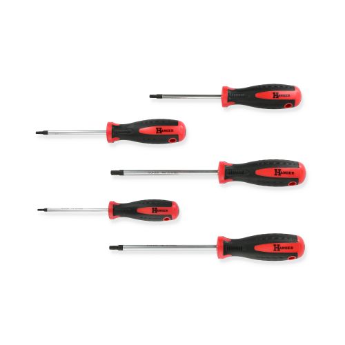 JEU DE 6 TOURNEVIS TORX, TOURNEVIS MANCHE BI-MATIERE, OUTILLAGE, USAGE  PROFESSIONNEL