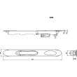 Fermeture intérieure seule encastrée argentée - LA CROISEE DS - DS5232-007 pas cher Secondaire 3 S