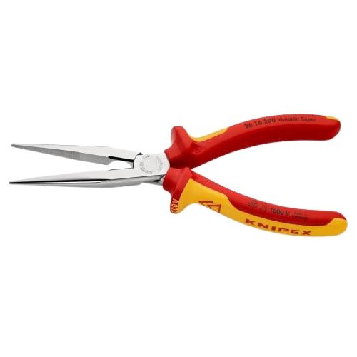 Pince à becs demi-ronde droite isolante 1000 V KNIPEX 26 16 200 photo du produit Secondaire 1 L