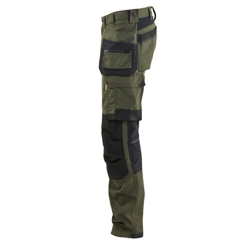 Pantalon stretch 2D poche flottante vert forêt/gris T42L - BLAKLADER - 175018324298C148 pas cher Secondaire 3 L