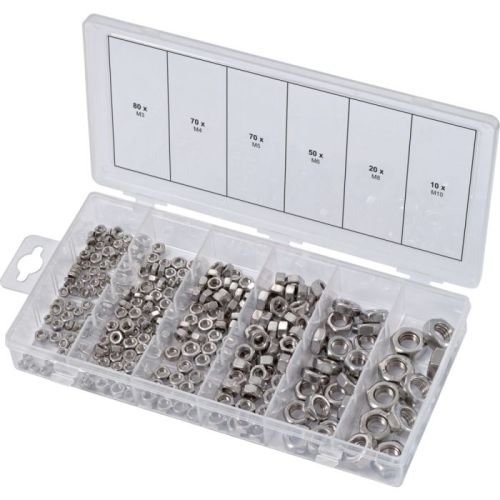 Assortiment d'écrous en inox 300 pièces KS TOOLS 970.0450 photo du produit