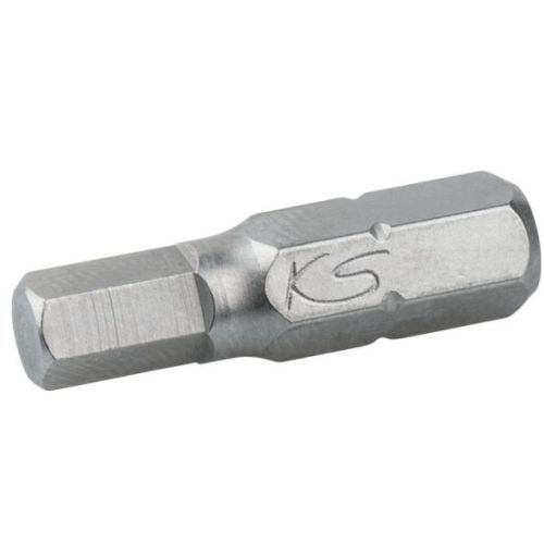 Boîte de 5 embouts de vissage 6 pans L 25 mm 1/4 '' 2 mm KS TOOLS 911.3561 photo du produit
