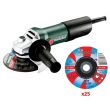 Meuleuse d'angle 850W W 850-125 en boite carton + 25 disques - METABO - SHRP6 photo du produit