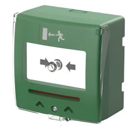 Déclencheur manuel Sewosy vert 2 contacts - SHOKV2 pas cher Principale M