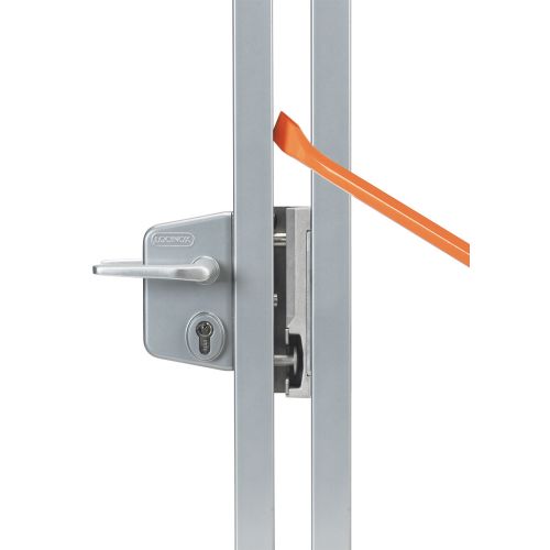 Serrure LA type industriel pour portail battant tube 10 - 30 mm argent LOCINOX P00011891-SILV photo du produit Secondaire 4 L