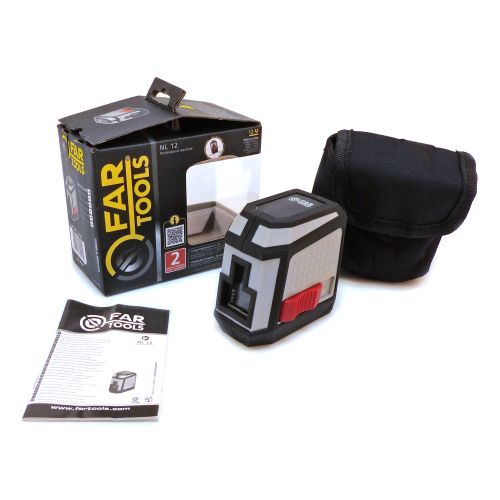 Niveau laser 2 x 1,5 V NL 12 croix rouge FARTOOLS 224201 photo du produit Secondaire 1 L