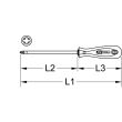 Tournevis Pozidriv inox PZ1 75 mm KS TOOLS 153.1040 photo du produit Secondaire 1 S