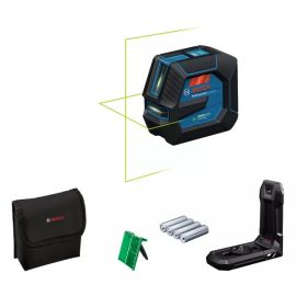 Laser lignes 3,7V Bosch GLL 20-22 G Professional (sans batterie ni chargeur) + 4 piles 1,5 V LR6 AA + poche + platine - 0601065600 photo du produit Principale M