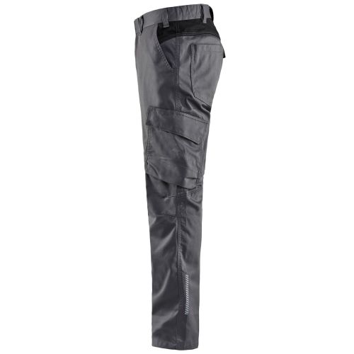 Pantalon industrie stretch 2D gris moyen/noir T50 - BLÅKLÄDER - 144418329699C56 pas cher Secondaire 3 L