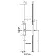 Crémone pompier 742 rotative coupe-feu sans tringle inox VACHETTE 12741000 photo du produit Secondaire 1 S