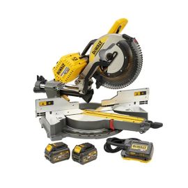 Scie à onglet 54V Dewalt DHS780T2A-QW XR Flexvolt + 2 batteries 6 Ah + chargeur photo du produit Principale M