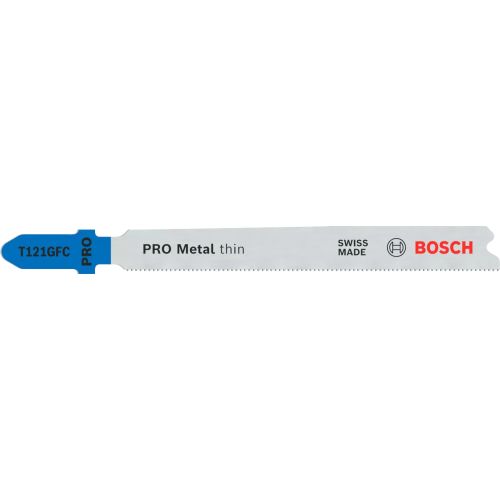 Lot de 5 lames de scie sauteuse PRO BIM Speed m&eacute;tal 92 mm pas 0,8 mm BOSCH 2608655104 photo du produit Secondaire 1 L
