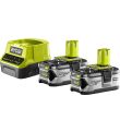 Pack chargeur ONE+ 18 V + 2 batteries 4 Ah RC18120-240 ONE+ RYOBI 5133003363 photo du produit