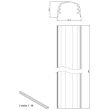 Fermeture anti-panique PUSH EVAK 1 point argent HERACLES F-8824F-ARG photo du produit Secondaire 2 S