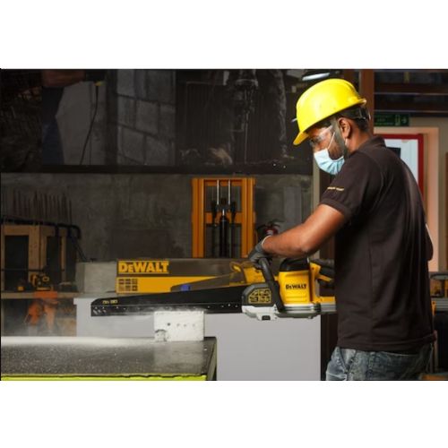 Scie ALLIGATOR 1700 W 430 mm lame briques faible densité DEWALT DWE397-QS photo du produit Secondaire 10 L
