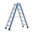 Echelle double &eacute;vas&eacute;e aluminium 2 x 6 marches TUBESCA-COMABI 2255006 photo du produit