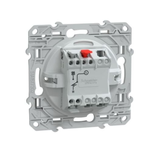 Mécanisme poussoir VMC OVALIS blanc sans arrêt - SCHNEIDER - S320236 pas cher Secondaire 6 L