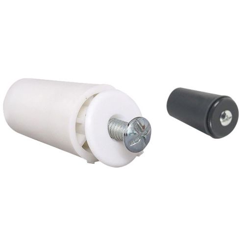 Butée conique 40 mm à vis inox blanc CHERUBINI 141.30IXBL photo du produit Principale L