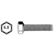 Vis t&ecirc;te hexagonale acier zingu&eacute; 16x35 mm boite de 50 GFD 532400 photo du produit Secondaire 1 S
