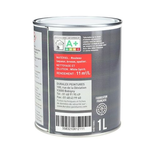 Peinture Finitions Glycero Satin DX18 intérieure / extérieure 1 L DURALEX 106100211 photo du produit Secondaire 1 L